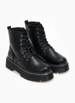 The Fashion Project Αρβυλάκια με ραφή στη σόλα - Μαύρο -The Fashion Project κατάστημα arvulakia me rafi sti sola 108704 hz1w