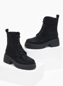 The Fashion Project Αρβυλάκια με Strass - Μαύρο 10 The Fashion Project Αρβυλάκια με Strass - Μαύρο -The Fashion Project κατάστημα arvulakia me strass 109364 z5mt