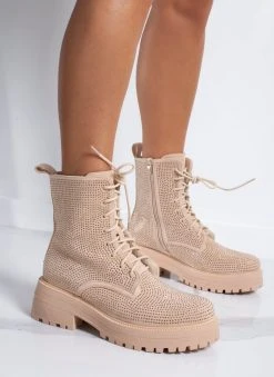 The Fashion Project Αρβυλάκια με Strass - Μπεζ