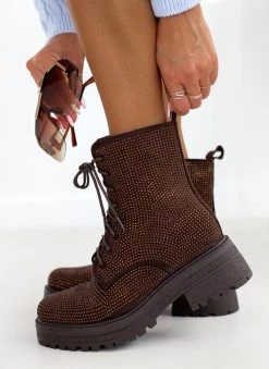 The Fashion Project Αρβυλάκια με Strass - Καφέ 11 The Fashion Project Αρβυλάκια με Strass - Καφέ -The Fashion Project κατάστημα arvulakia me strass 109435 ywvu