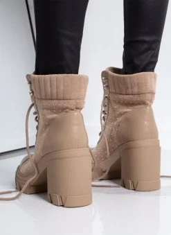 The Fashion Project Αρβυλάκια με τακούνι και τρουκς - Τάουπε 11 The Fashion Project Αρβυλάκια με τακούνι και τρουκς - Τάουπε -The Fashion Project κατάστημα arvulakia me takouni kai trouks 109319 rn5w