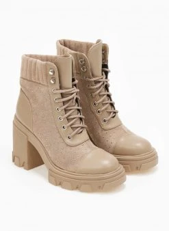 The Fashion Project Αρβυλάκια με τακούνι και τρουκς - Τάουπε 14 The Fashion Project Αρβυλάκια με τακούνι και τρουκς - Τάουπε -The Fashion Project κατάστημα arvulakia me takouni kai trouks 109319 rskt