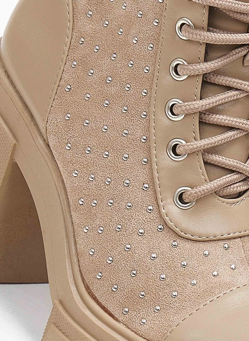 The Fashion Project Αρβυλάκια με τακούνι και τρουκς - Τάουπε 6 The Fashion Project Αρβυλάκια με τακούνι και τρουκς - Τάουπε - Image 6