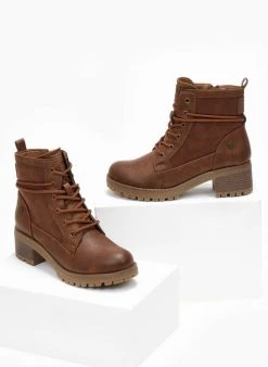 Αρβυλάκια με τετράγωνο τακούνι Refresh 170145 - Ταμπά -The Fashion Project κατάστημα arvulakia me tetragwno takouni refresh 170145 108758 m65a