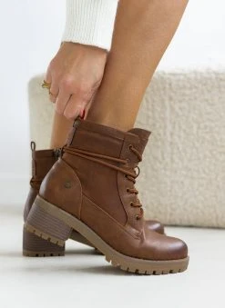 Αρβυλάκια με τετράγωνο τακούνι Refresh 170145 - Ταμπά -The Fashion Project κατάστημα arvulakia me tetragwno takouni refresh 170145 108758 msko