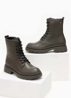 Xti Footwear Αρβυλάκια με τρακτερωτή σόλα Xti 140206 - Χακί -The Fashion Project κατάστημα arvulakia me trakterwti sola xti 140206 105623 ossi