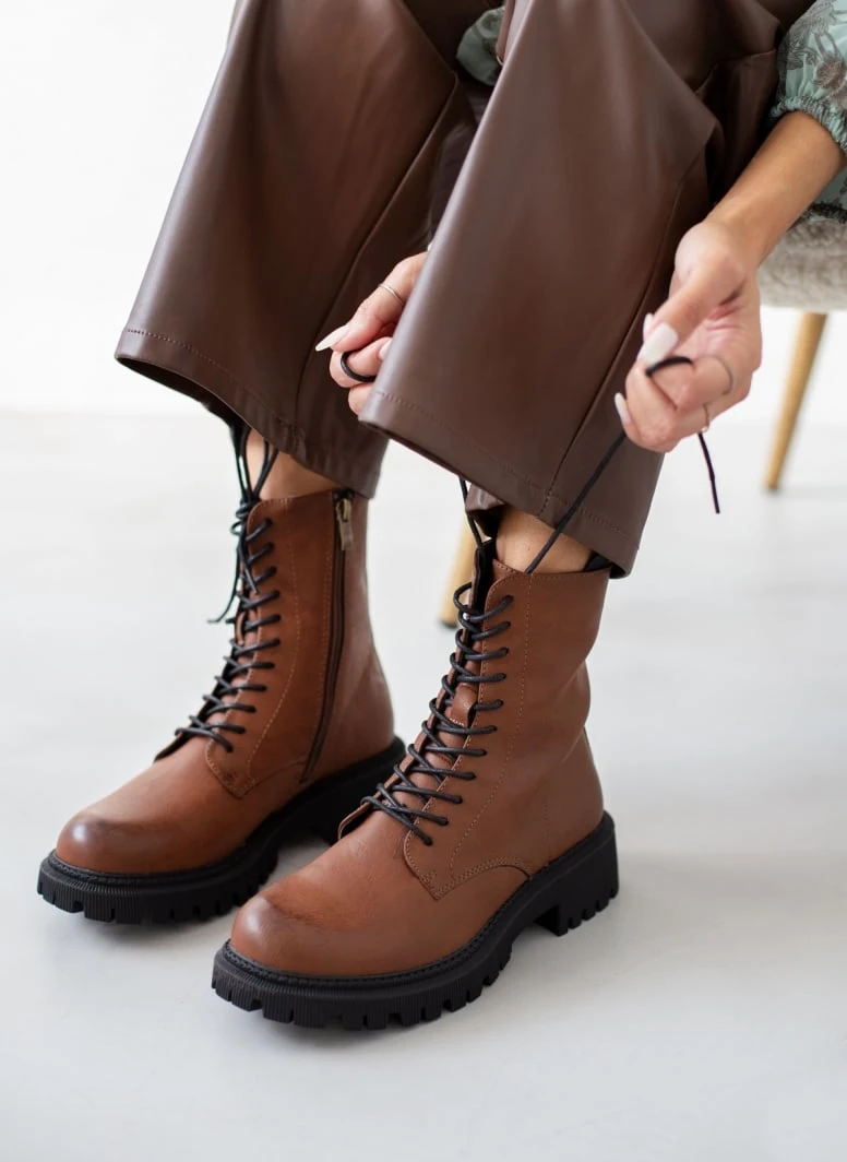 The Fashion Project Αρβυλάκια με υφασμάτινο θηλάκι - Καφέ 1 The Fashion Project Αρβυλάκια με υφασμάτινο θηλάκι - Καφέ