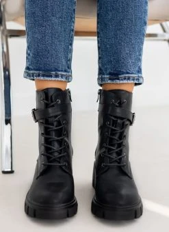 The Fashion Project Αρβυλάκια με ζωνάκι - Μαύρο -The Fashion Project κατάστημα arvulakia me zwnaki 106100 jrkc