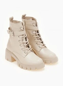 The Fashion Project Αρβυλάκια με ζωνάκι - Μπεζ -The Fashion Project κατάστημα arvulakia me zwnaki 106101 lagr