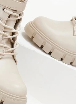 The Fashion Project Αρβυλάκια με ζωνάκι - Μπεζ -The Fashion Project κατάστημα arvulakia me zwnaki 106101 lk31