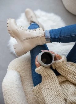 The Fashion Project Αρβυλάκια με ζωνάκι - Μπεζ -The Fashion Project κατάστημα arvulakia me zwnaki 106101 ol3e