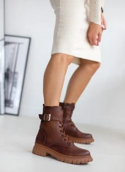 The Fashion Project Αρβυλάκια με ζωνάκι και αγκράφα - Ταμπά