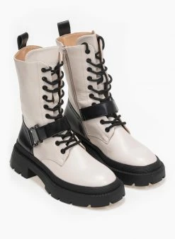 The Fashion Project Αρβυλάκια με ζωνάκι και κλιπ κούμπωμα - Μπεζ -The Fashion Project κατάστημα arvulakia me zwnaki kai klip koumpwma 95775 gsin