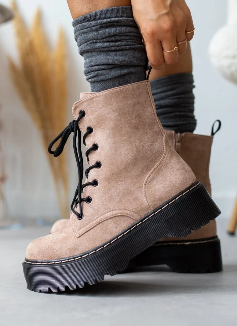 The Fashion Project Αρβυλάκια Suede με ψηλή τρακτερωτή σόλα - Πούρο 7 The Fashion Project Αρβυλάκια Suede με ψηλή τρακτερωτή σόλα - Πούρο - Image 7