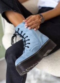 The Fashion Project Αρβυλάκια Suede με ψηλή τρακτερωτή σόλα - Ραφ -The Fashion Project κατάστημα arvulakia suede me psili trakterwti sola 105965 k9ak