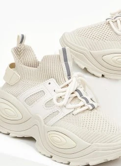 The Fashion Project Sneakers Slip On - Μπεζ 12 The Fashion Project Sneakers Slip On - Μπεζ -The Fashion Project κατάστημα athlitika kaltsa me chunky sola 99835 nylk