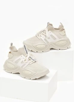 The Fashion Project Sneakers Slip On - Μπεζ 9 The Fashion Project Sneakers Slip On - Μπεζ -The Fashion Project κατάστημα athlitika kaltsa me chunky sola 99835 y66h