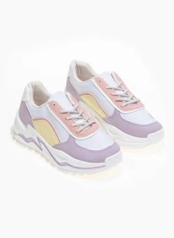 The Fashion Project Sneakers Chunky - Λιλά -The Fashion Project κατάστημα athlitika me sxedio sti sola 89682 7t1p