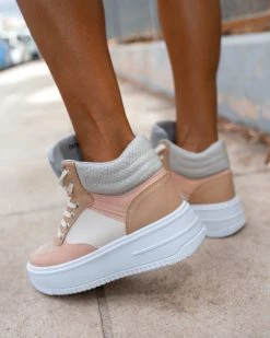 The Fashion Project Αθλητικά μποτάκια με ψηλή σόλα - Γκρι 15 The Fashion Project Αθλητικά μποτάκια με ψηλή σόλα - Γκρι -The Fashion Project κατάστημα athlitika mpotakia me psili sola 95249 bbkg