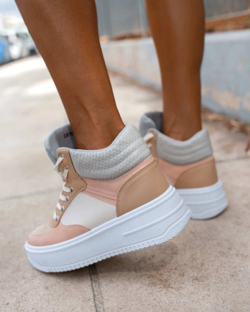 The Fashion Project Αθλητικά μποτάκια με ψηλή σόλα - Γκρι 8 The Fashion Project Αθλητικά μποτάκια με ψηλή σόλα - Γκρι - Image 8