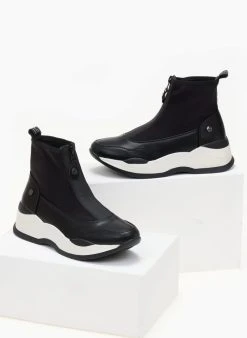 Xti Footwear Sneakers μποτάκια Xti 140501 - Μαύρο -The Fashion Project κατάστημα athlitika mpotakia xti 140501 106522 jyop