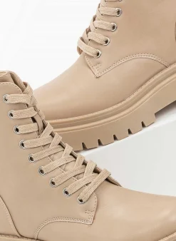 The Fashion Project Αρβυλάκια με τρακτερωτή σόλα - Μπεζ -The Fashion Project κατάστημα basic arvulakia me trakterwti sola 96984 x0f