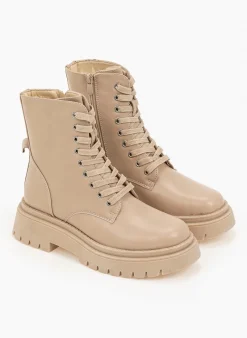 The Fashion Project Αρβυλάκια με τρακτερωτή σόλα - Μπεζ -The Fashion Project κατάστημα basic arvulakia me trakterwti sola 96984 yt7y