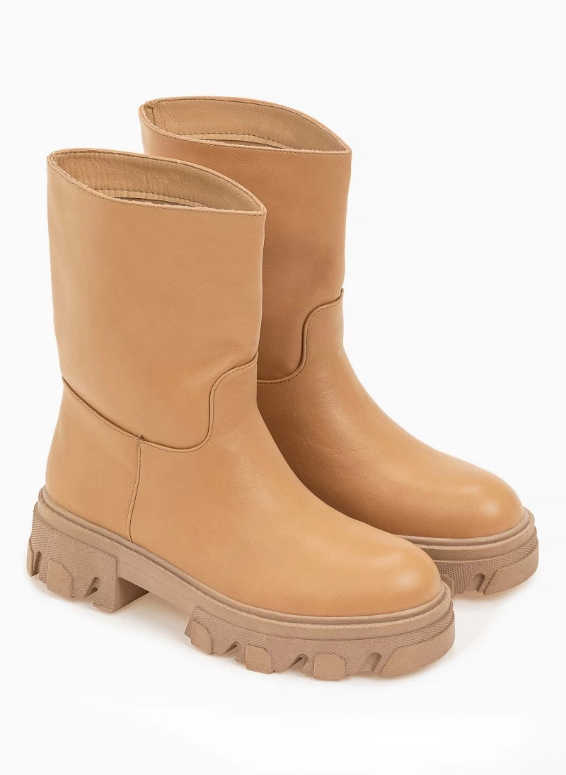 The Fashion Project Μποτάκια Biker με Chunky σόλα - Κάμελ 5 The Fashion Project Μποτάκια Biker με Chunky σόλα - Κάμελ - Image 5