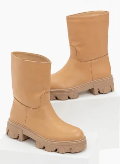 The Fashion Project Μποτάκια Biker με Chunky σόλα - Κάμελ 8 The Fashion Project Μποτάκια Biker με Chunky σόλα - Κάμελ -The Fashion Project κατάστημα basic chunky mpotakia 97206 b728