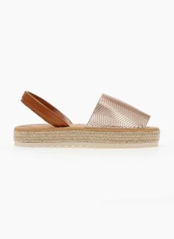 The Fashion Project Εσπαντρίγιες με ανάγλυφο Pattern - Χαλκός