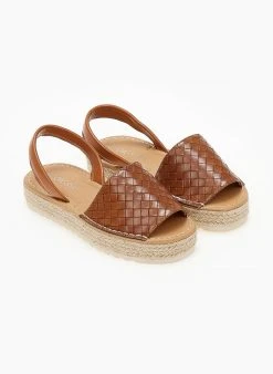 The Fashion Project Εσπαντρίγιες με πλεκτό Pattern - Ταμπά -The Fashion Project κατάστημα espantrigies me plekto pattern 103992 boes