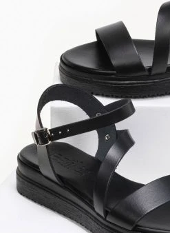 Flatforms δερμάτινα Tfp - Μαύρο 6 Flatforms δερμάτινα Tfp - Μαύρο -The Fashion Project κατάστημα estil dermatina flatform pedila 91243 ywgp