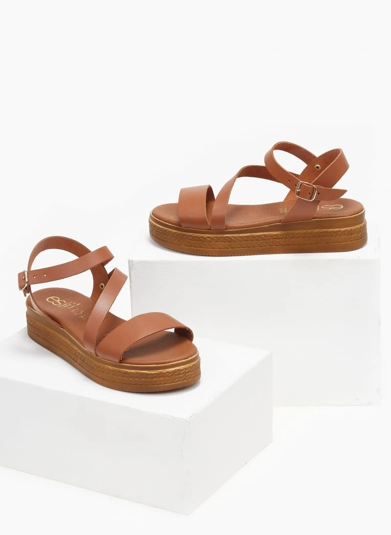 Flatforms δερμάτινα Estil - Ταμπά 2 Flatforms δερμάτινα Estil - Ταμπά - Image 2