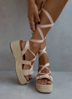 The Fashion Project Flatforms Lace Up με σχοίνινη σόλα - Μπεζ 10 The Fashion Project Flatforms Lace Up με σχοίνινη σόλα - Μπεζ -The Fashion Project κατάστημα flatforms lace up me sxoinini sola 101463 5b6x