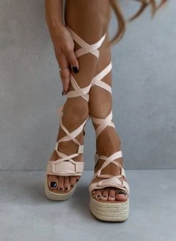 The Fashion Project Flatforms Lace Up με σχοίνινη σόλα - Μπεζ 12 The Fashion Project Flatforms Lace Up με σχοίνινη σόλα - Μπεζ -The Fashion Project κατάστημα flatforms lace up me sxoinini sola 101463 7ukg