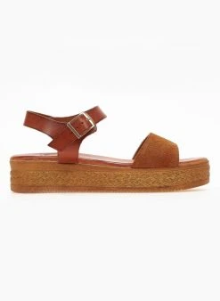 Flatforms με καστόρινη φάσα Tfp - Ταμπά 12 Flatforms με καστόρινη φάσα Tfp - Ταμπά -The Fashion Project κατάστημα flatforms tfp me kastorini fasa 102007 sngt