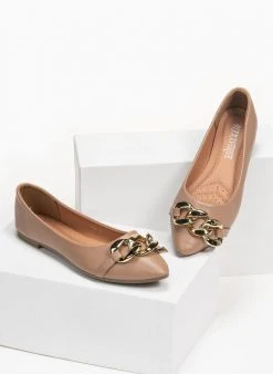 The Fashion Project Μπαλαρίνες φλατ με αλυσίδα - Πούρο 6 The Fashion Project Μπαλαρίνες φλατ με αλυσίδα - Πούρο -The Fashion Project κατάστημα isia mutera govakia me alusida 95622 0u08