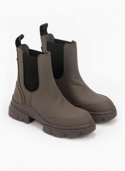 The Fashion Project Μποτάκια αστραγάλου Chelsea - Τάουπε -The Fashion Project κατάστημα mat chelsea mpotinia astragalou 96544 drs7