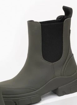 The Fashion Project Μποτάκια αστραγάλου Chelsea - Λαδί -The Fashion Project κατάστημα mat chelsea mpotinia astragalou 96546 tvyv