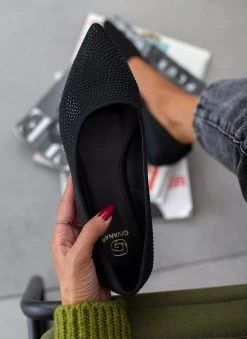 The Fashion Project Μπαλαρίνες μυτερές με Strass - Μαύρο 13 The Fashion Project Μπαλαρίνες μυτερές με Strass - Μαύρο -The Fashion Project κατάστημα mpalarines muteres me strass 107256 3j5j