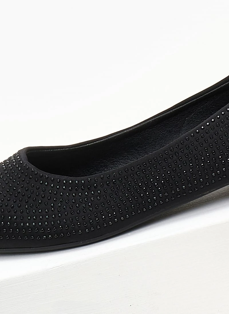 The Fashion Project Μπαλαρίνες μυτερές με Strass - Μαύρο 3 The Fashion Project Μπαλαρίνες μυτερές με Strass - Μαύρο - Image 3