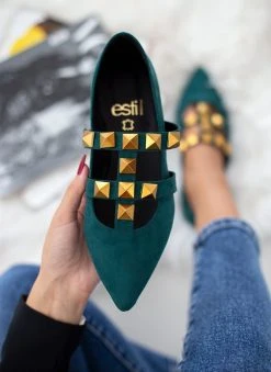 Μπαλαρίνες μυτερές με τρουκς Estil - Κυπαρισσί