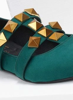 Μπαλαρίνες μυτερές με τρουκς Estil - Κυπαρισσί -The Fashion Project κατάστημα mpalarines muteres me trouks estil 108946 wxj7