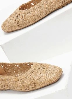 The Fashion Project Μπαλαρίνες ψάθινες με πλεκτό σχέδιο - Μπεζ 12 The Fashion Project Μπαλαρίνες ψάθινες με πλεκτό σχέδιο - Μπεζ -The Fashion Project κατάστημα mpalarines psathines me plekto sxedio 111275 tjlu