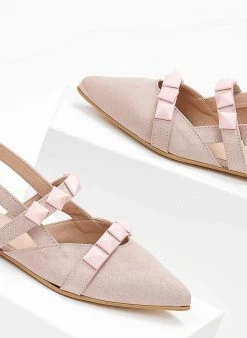 Μπαλαρίνες Suede μυτερές με τρουκς Estil - Nude 9 Μπαλαρίνες Suede μυτερές με τρουκς Estil - Nude -The Fashion Project κατάστημα mpalarines suede muteres me trouks 103819 ov7l