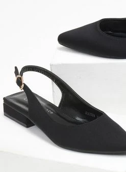 The Fashion Project Μπαλαρίνες υφασμάτινες μυτερές - Μαύρο 6 The Fashion Project Μπαλαρίνες υφασμάτινες μυτερές - Μαύρο -The Fashion Project κατάστημα mpalarines ufasmatines muteres 111489 hzdg