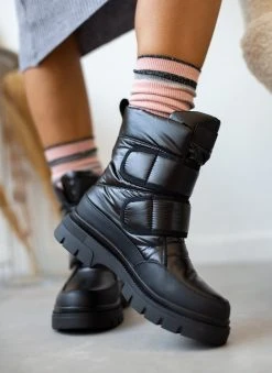 Xti Footwear Μποτάκια φουσκωτά Xti 140611 - Μαύρο -The Fashion Project κατάστημα mpotakia apres ski xti 140611 106237 odry