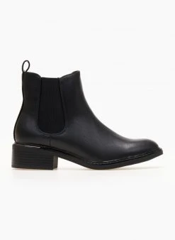 The Fashion Project Μποτάκια αστραγάλου με μεταλλική λεπτομέρεια - Μαύρο 11 The Fashion Project Μποτάκια αστραγάλου με μεταλλική λεπτομέρεια - Μαύρο -The Fashion Project κατάστημα mpotakia astragalou me asummetro teleiwma 105908 ayhw