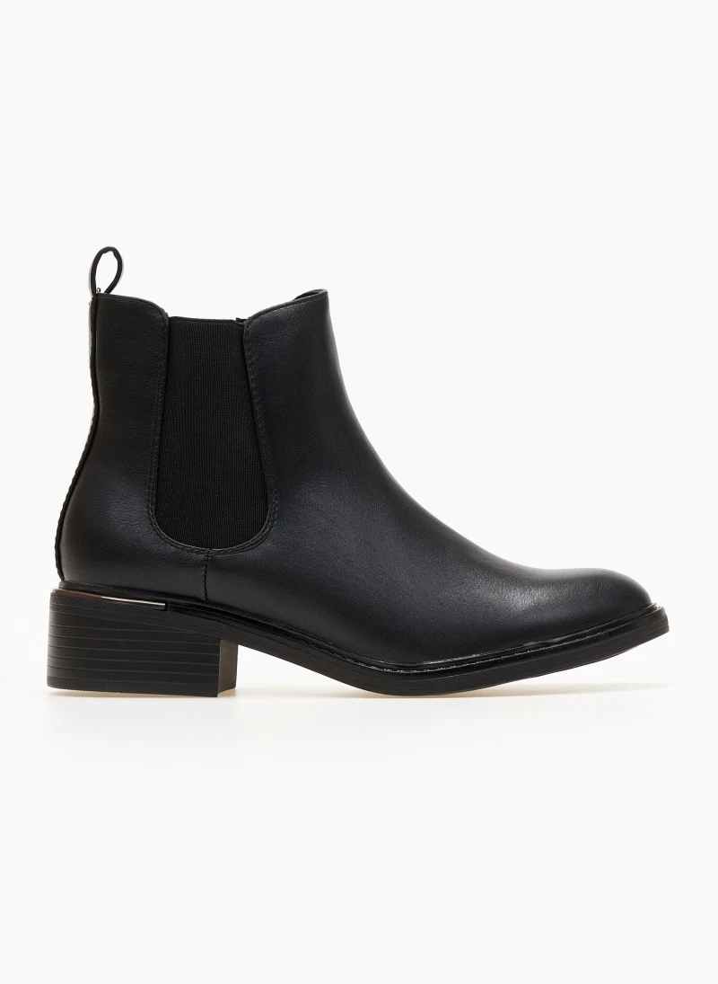 The Fashion Project Μποτάκια αστραγάλου με μεταλλική λεπτομέρεια - Μαύρο 5 The Fashion Project Μποτάκια αστραγάλου με μεταλλική λεπτομέρεια - Μαύρο - Image 5