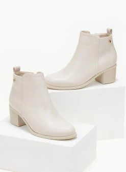 The Fashion Project Μποτάκια αστραγάλου με εξωτερική ραφή - Μπεζ 9 The Fashion Project Μποτάκια αστραγάλου με εξωτερική ραφή - Μπεζ -The Fashion Project κατάστημα mpotakia astragalou me ekswteriki rafi 106153 vi5c